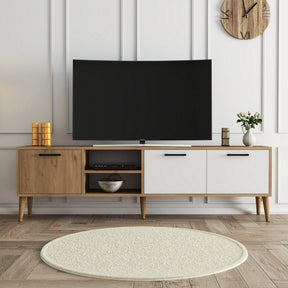Comoda TV AMSTERDAM OCN-34123, stejar/alb
