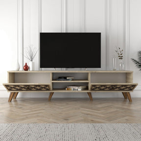 Comoda TV AMSTERDAM OCN-34139, bej/stejar