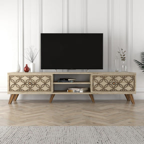 Comoda TV AMSTERDAM OCN-34139, bej/stejar