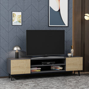 Comoda TV AMSTERDAM OCN-34162, gri/stejar