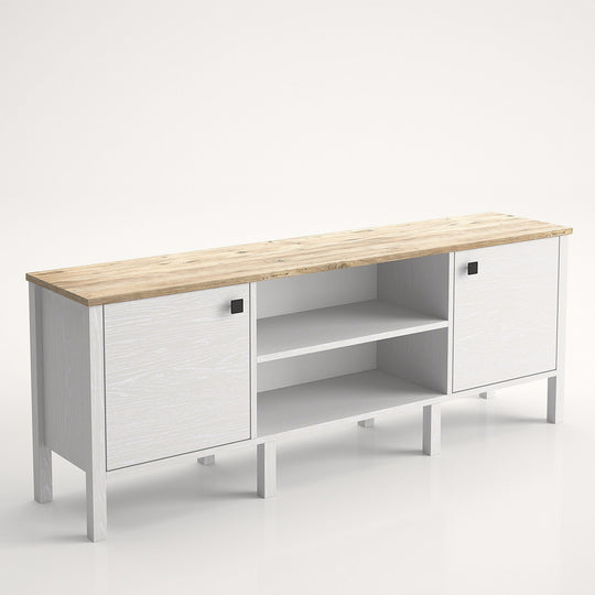 Comoda TV AMSTERDAM OCN-34183, stejar/alb