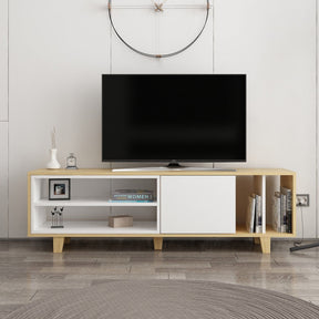 Comoda TV AMSTERDAM OCN-34191, stejar/alb