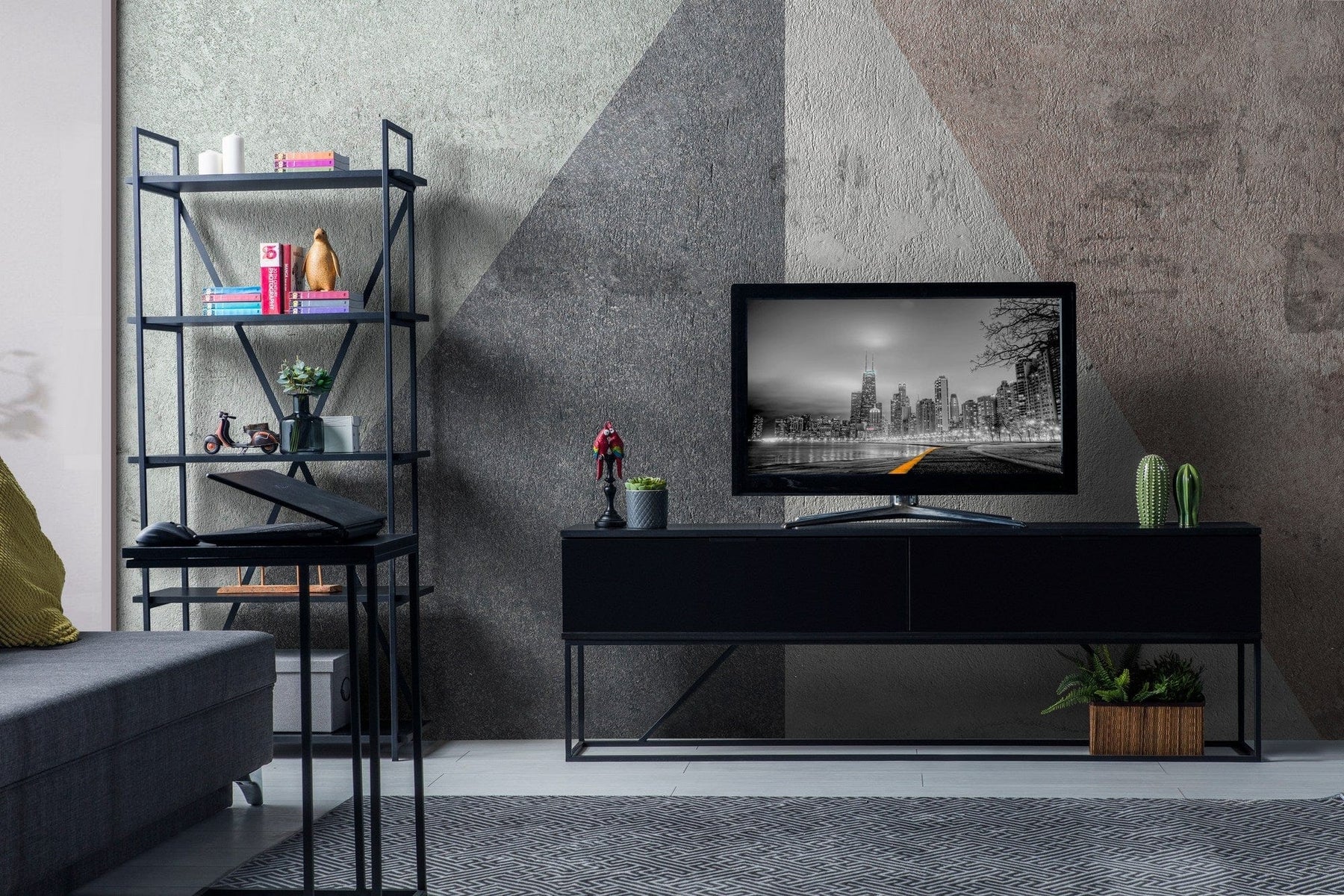 Comoda TV AMSTERDAM OCN-34196, negru