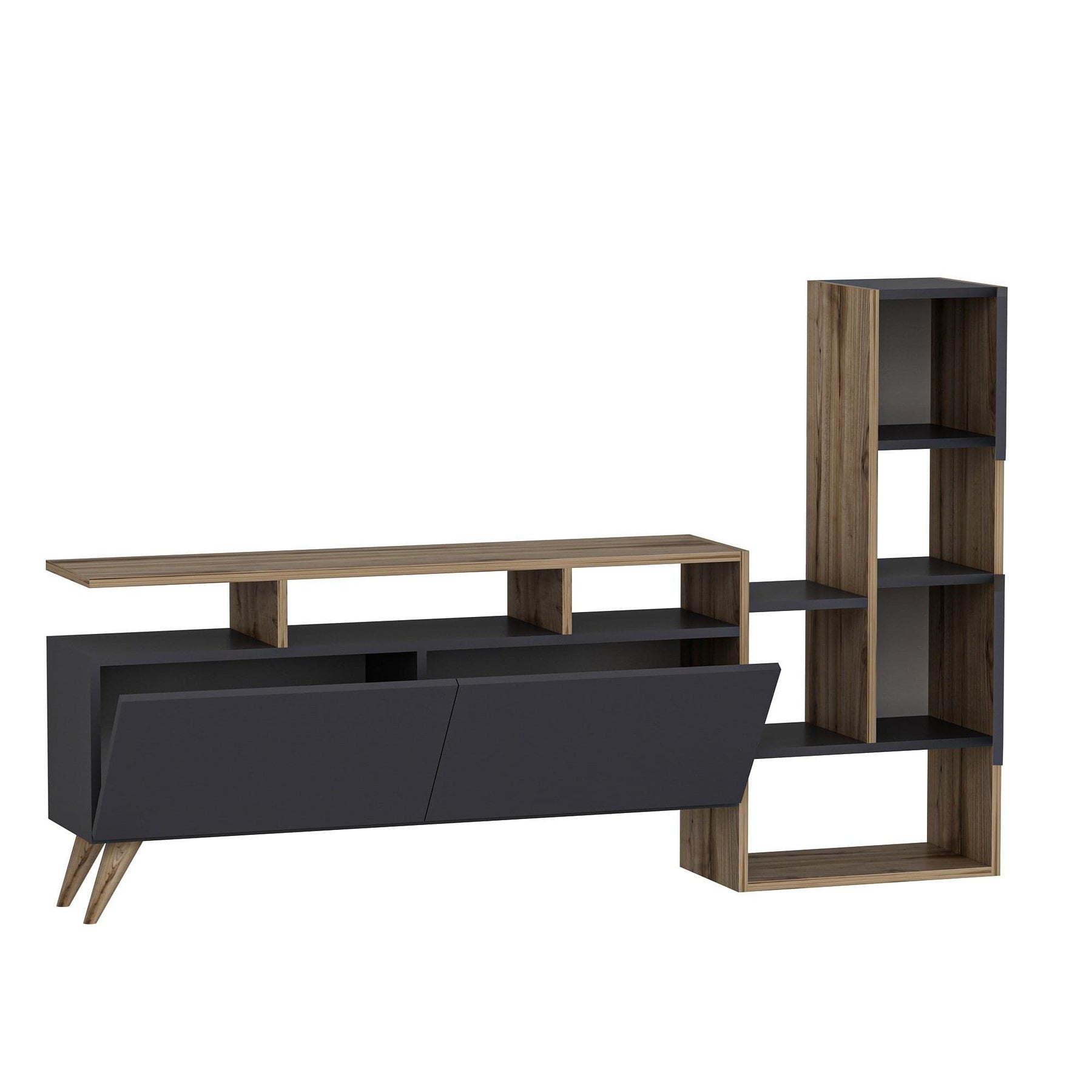 Comoda TV AMSTERDAM OCN-34201, gri antracit/nuc