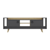 Comoda TV AMSTERDAM OCN-34203, gri antracit/stejar