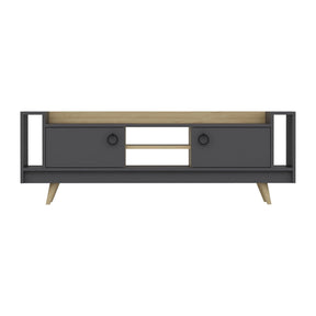 Comoda TV AMSTERDAM OCN-34203, gri antracit/stejar