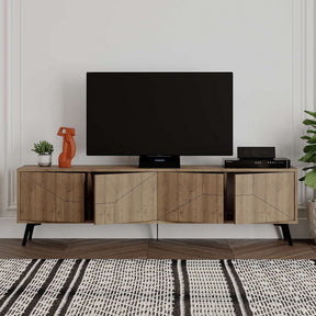 Comoda TV AMSTERDAM OCN-34209, stejar canyon/negru