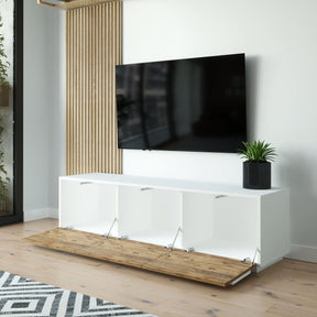 Comoda TV AMSTERDAM OCN-34269, alb/stejar
