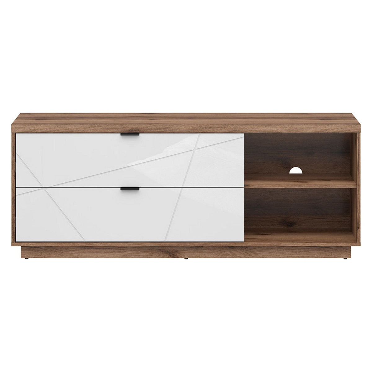 Comoda TV BERGEN OCN-29504, nuc/alb lucios