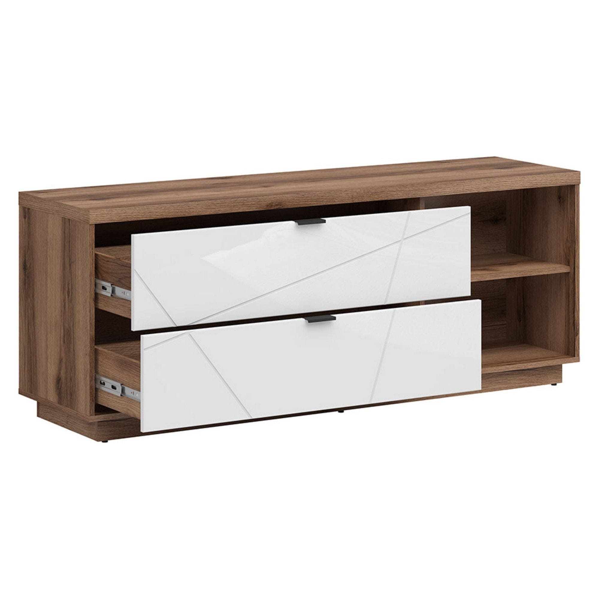 Comoda TV BERGEN OCN-29504, nuc/alb lucios