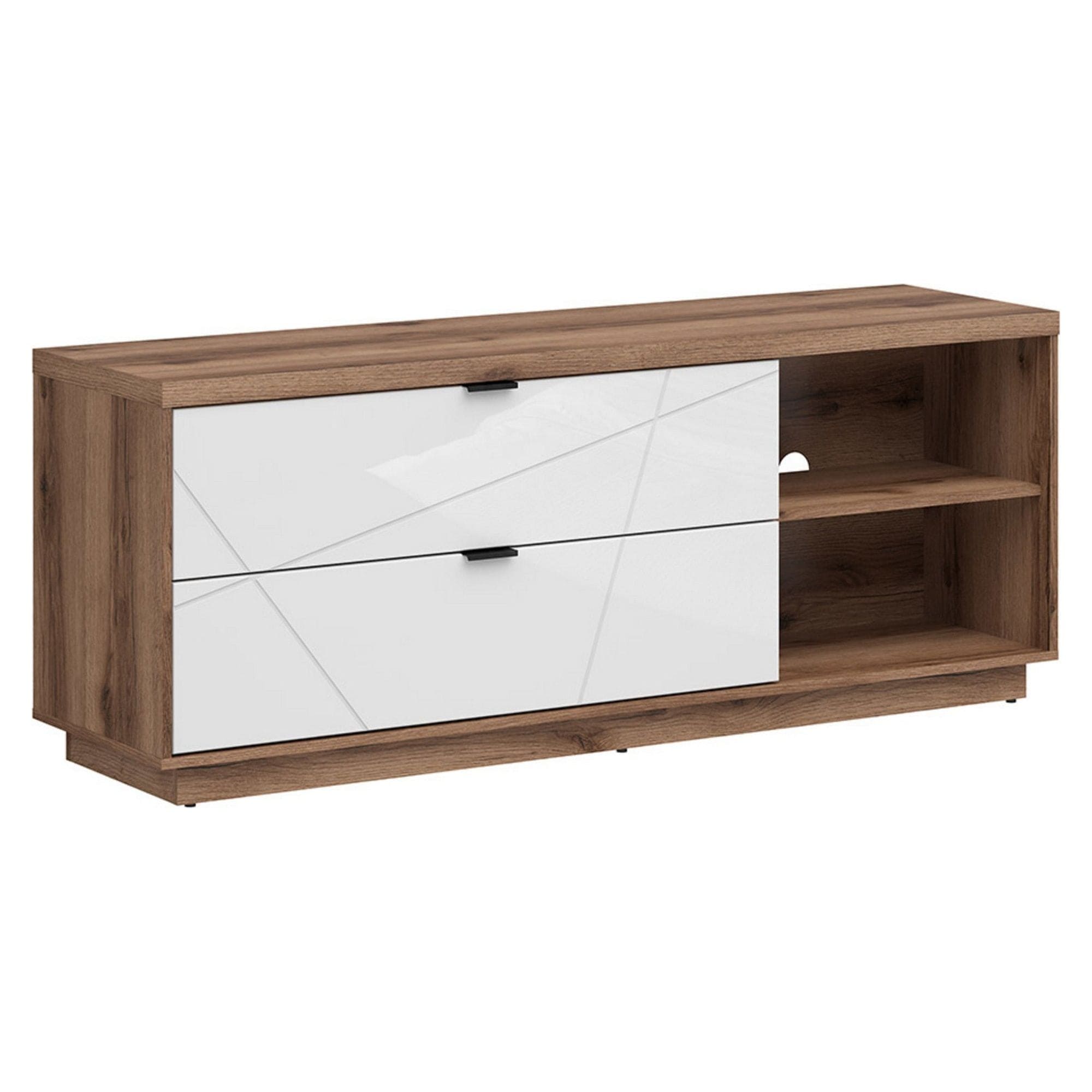 Comoda TV BERGEN OCN-29504, nuc/alb lucios