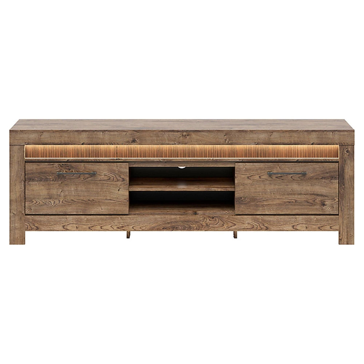 Comodă TV din stejar, cu design modern, ideală pentru living – primabucata