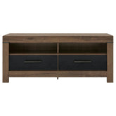 Comoda TV BERGEN OCN-29615, stejar/negru