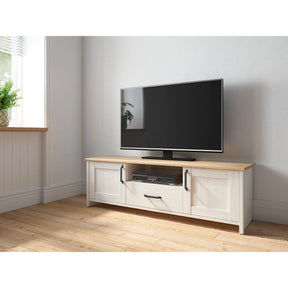 Comoda TV BERGEN OCN-29627, alb/stejar