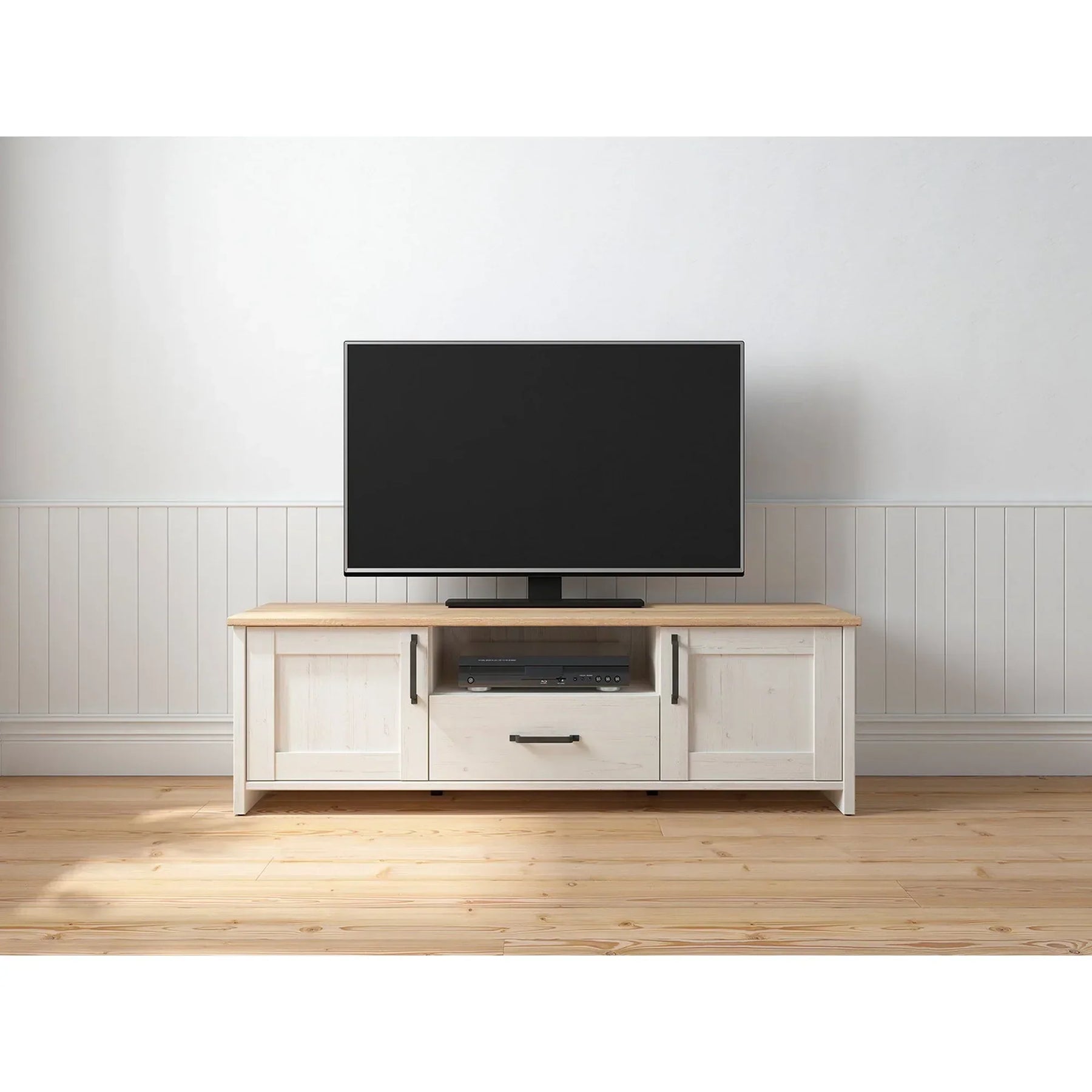 Comoda TV BERGEN OCN-29627, alb/stejar
