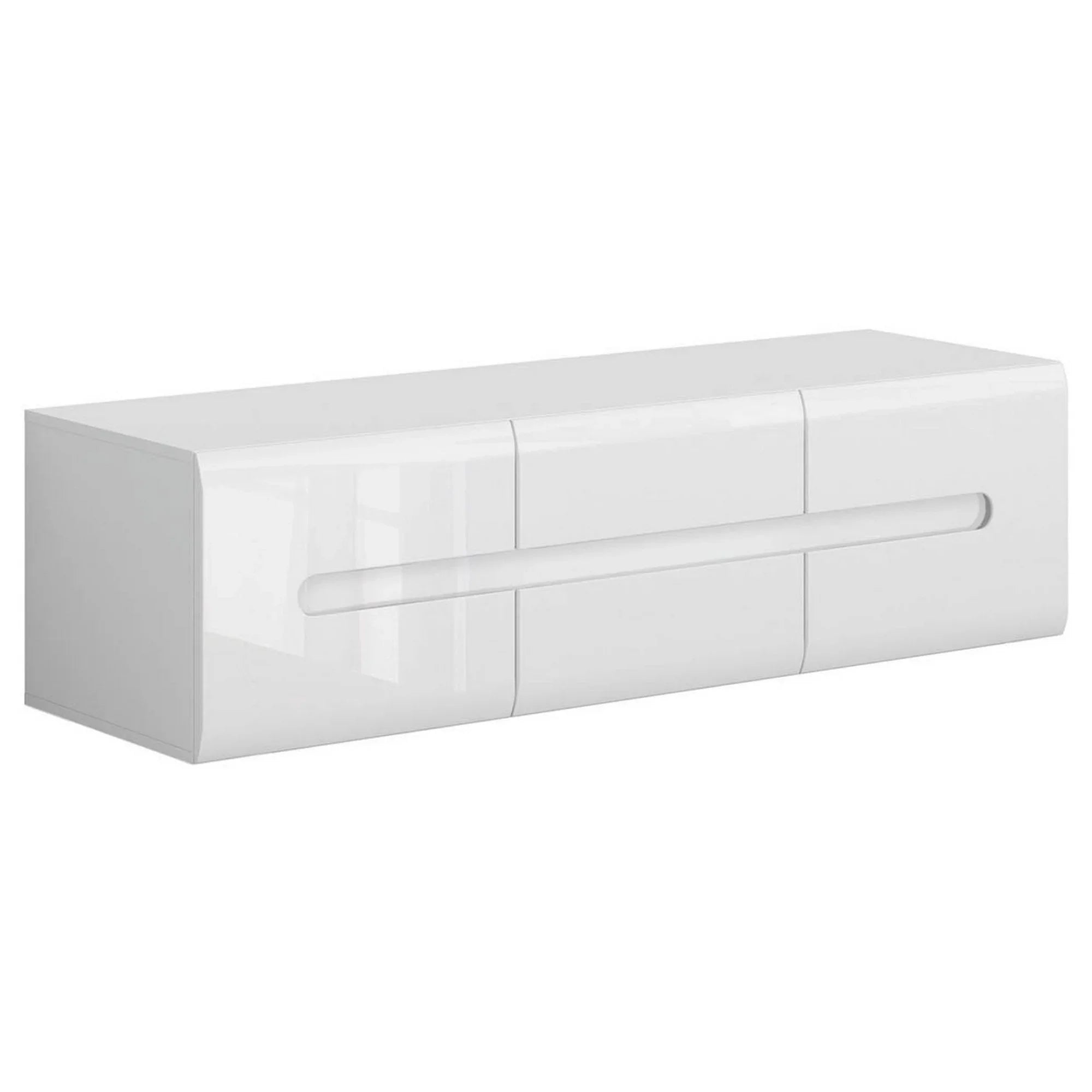 Comoda TV BERGEN OCN-29651, alb lucios