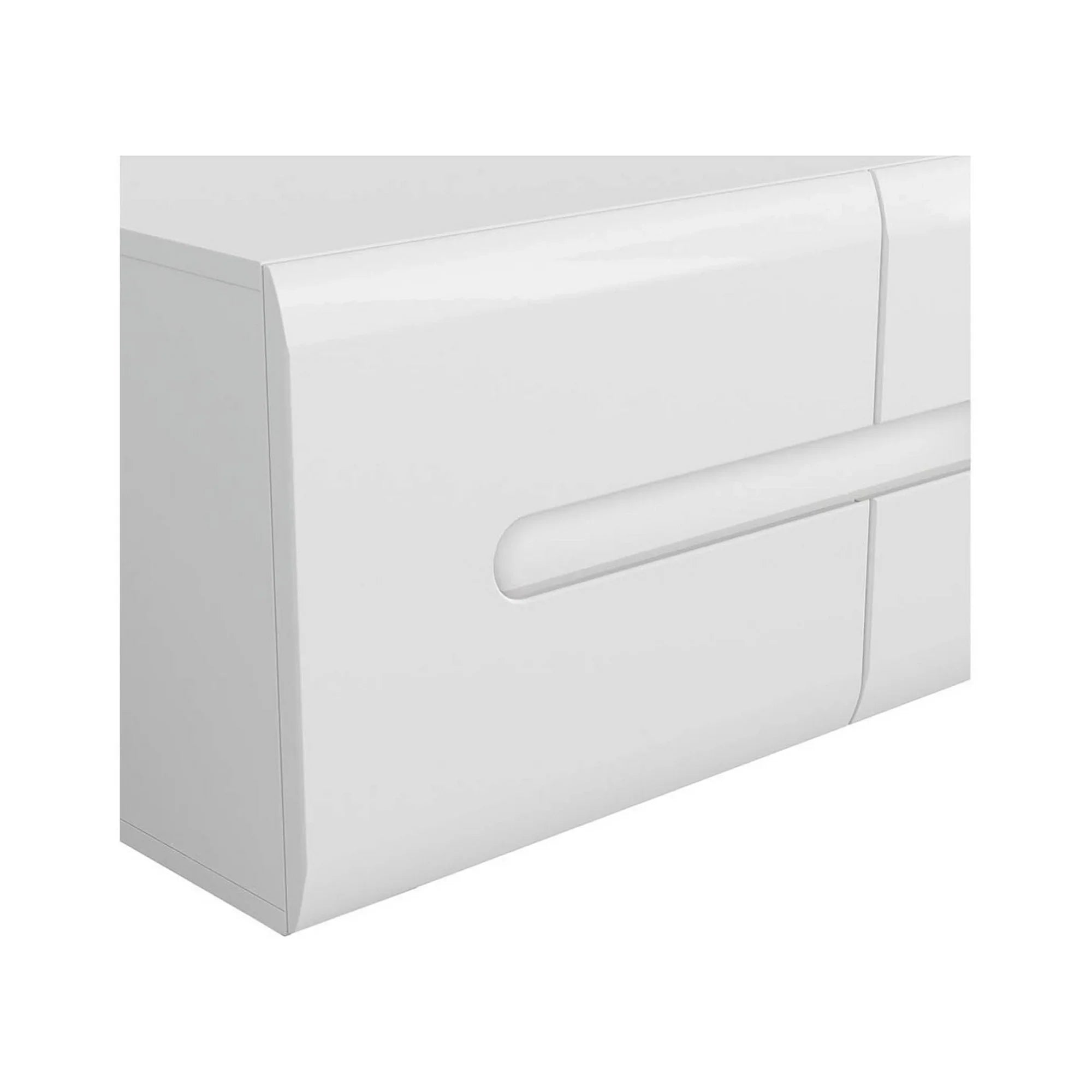 Comoda TV BERGEN OCN-29651, alb lucios