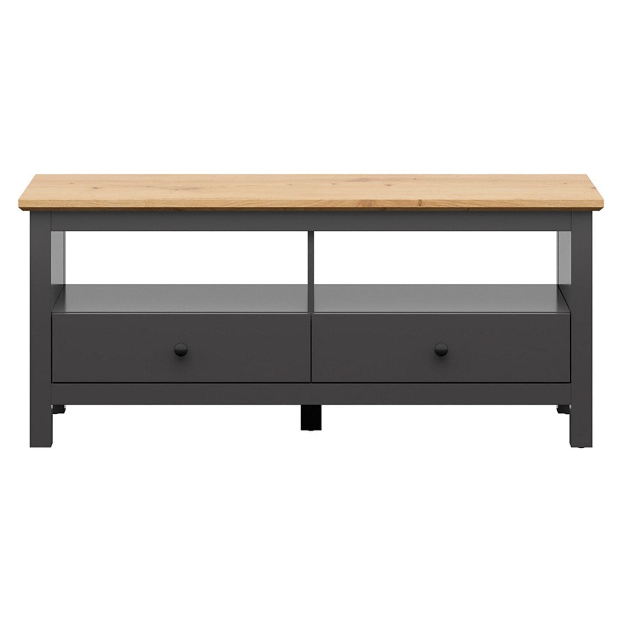 Comoda TV BERGEN OCN-29667, gri grafit/stejar artisan