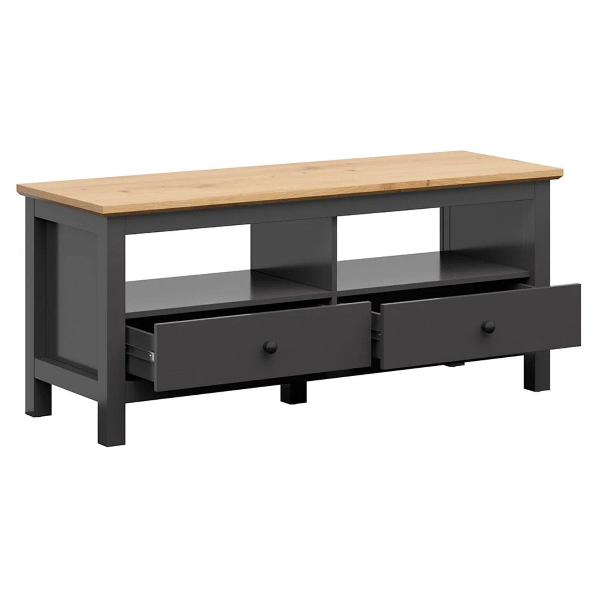 Comoda TV BERGEN OCN-29667, gri grafit/stejar artisan