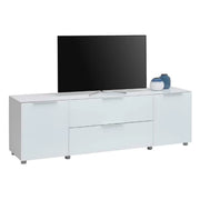 Comoda TV BERGEN OCN-29738, alb/alb lucios