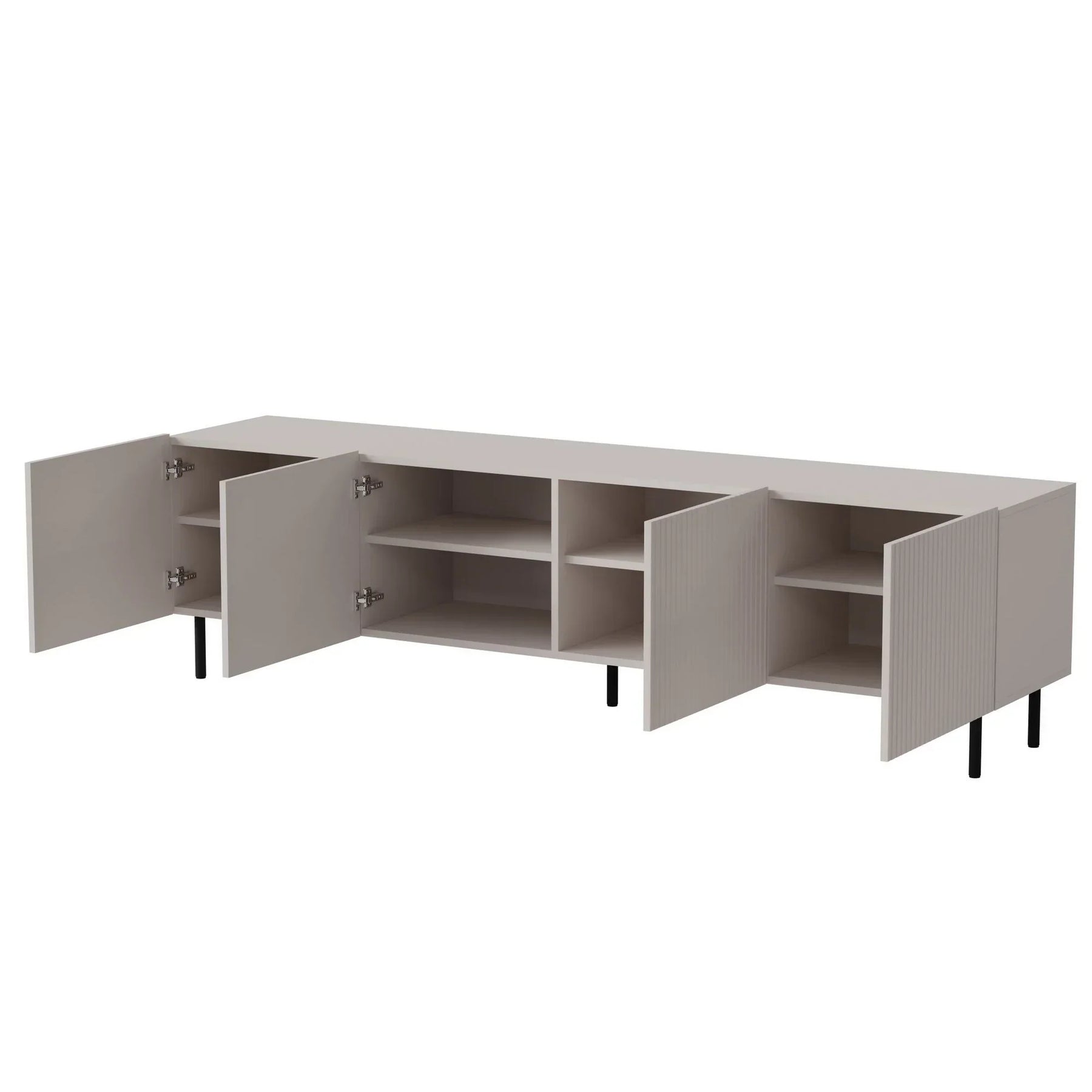 Comoda TV HOUSTON OCN-37947, stejar/negru