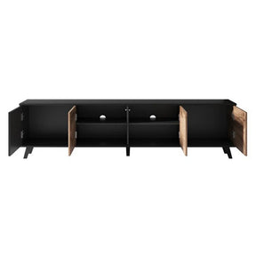 Comoda TV HOUSTON OCN-37964, stejar wotan/negru