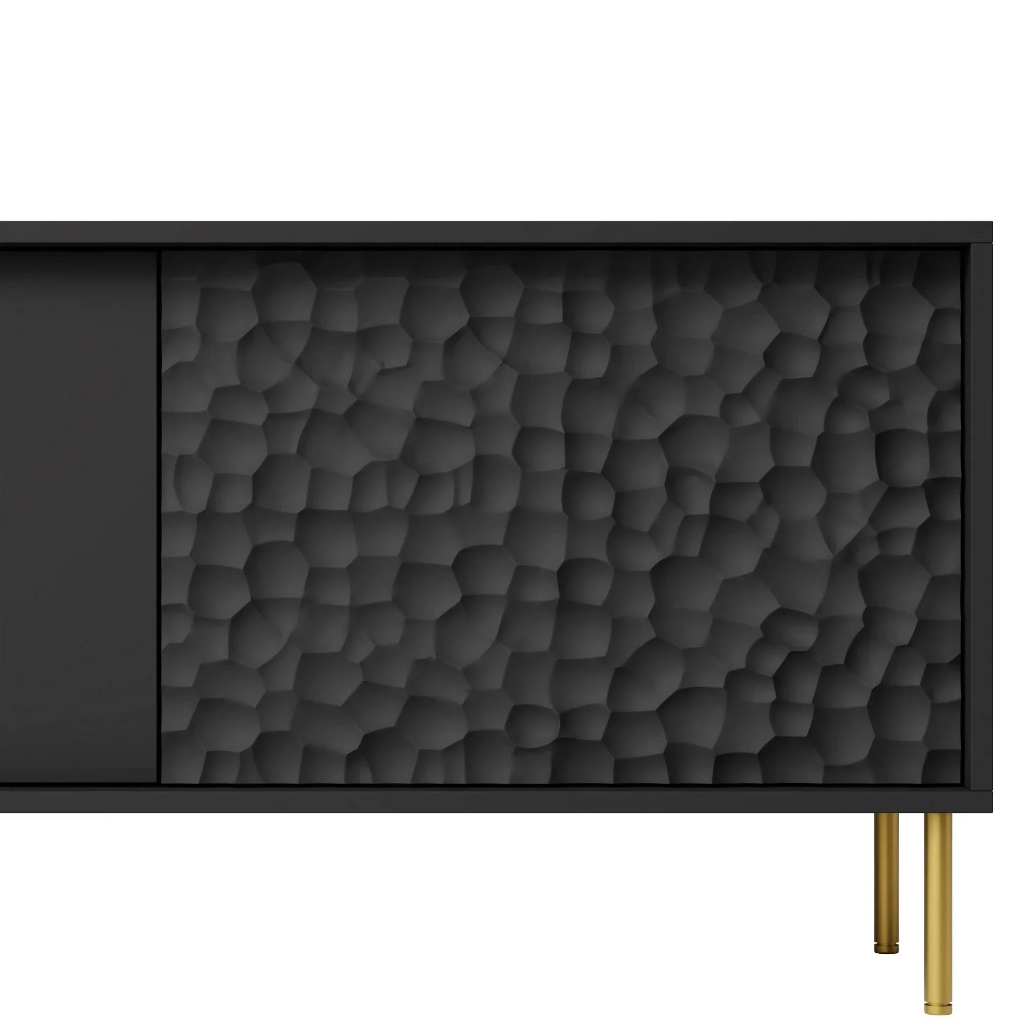 Comoda TV HOUSTON OCN-37966, negru/auriu