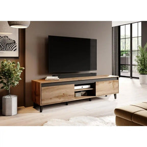 Comoda TV HOUSTON OCN-38005, stejar wotan/gri antracit