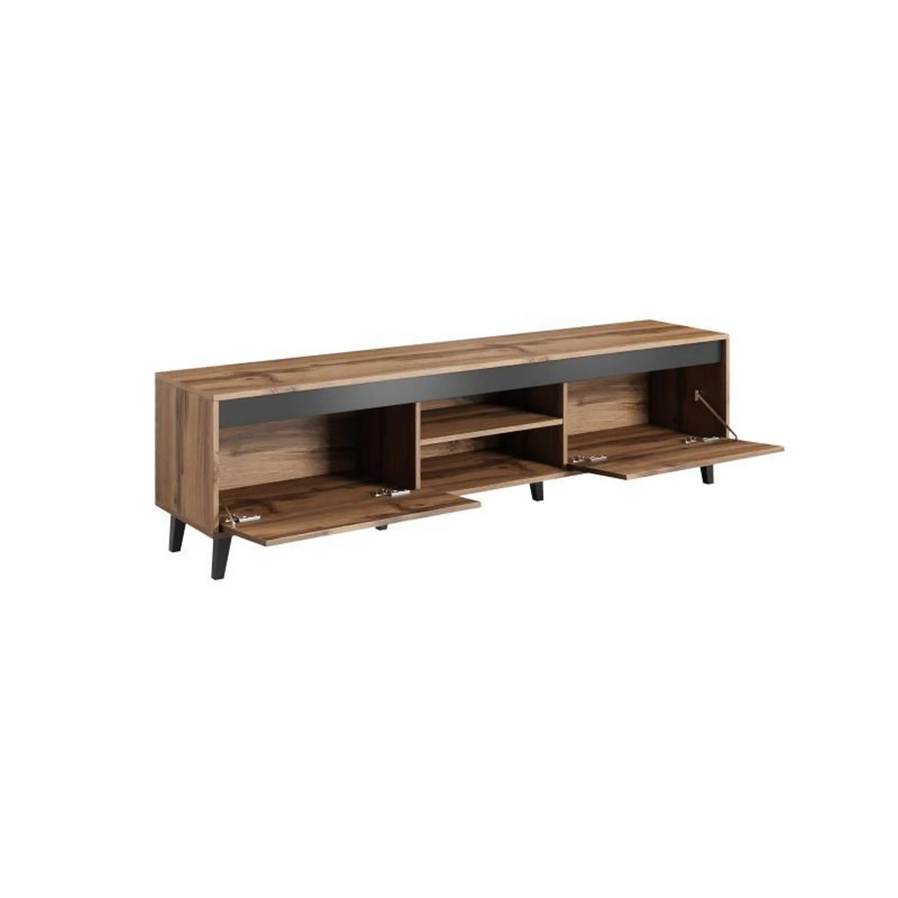 Comoda TV HOUSTON OCN-38005, stejar wotan/gri antracit