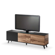 Comoda TV HOUSTON OCN-38010, stejar wotan/negru