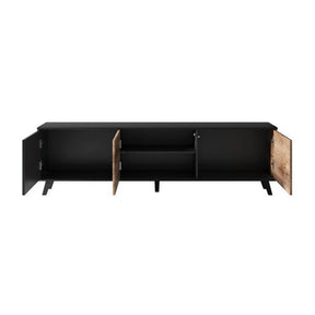 Comoda TV HOUSTON OCN-38010, stejar wotan/negru