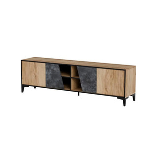 Comoda TV HOUSTON OCN-38021, stejar/gri beton