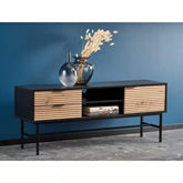 Comoda TV HOUSTON OCN-38044, stejar artisan/negru