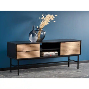 Comoda TV HOUSTON OCN-38044, stejar artisan/negru