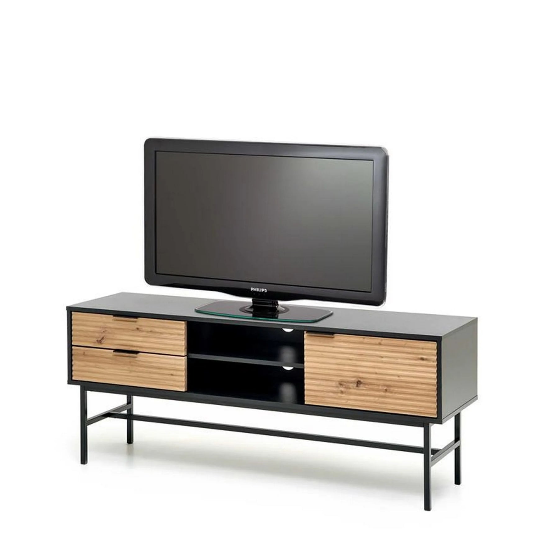 Comoda TV HOUSTON OCN-38044, stejar artisan/negru