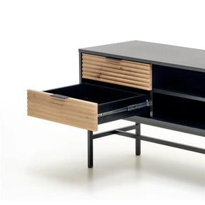 Comoda TV HOUSTON OCN-38044, stejar artisan/negru