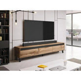 Comoda TV HOUSTON OCN-38049, stejar wotan/gri antracit