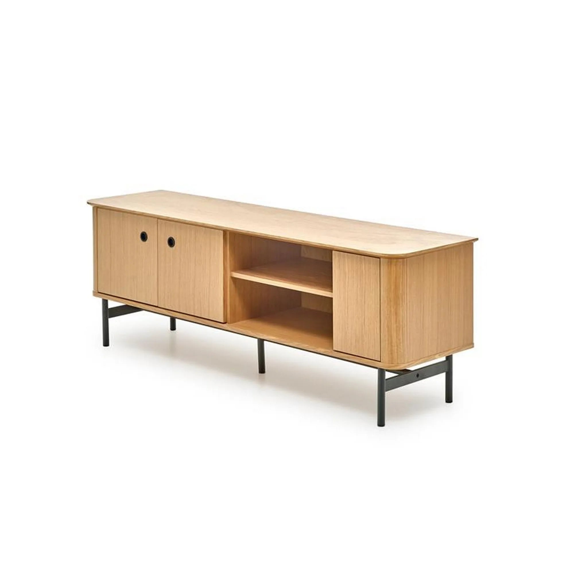 Comoda TV HOUSTON OCN-38155, stejar/negru