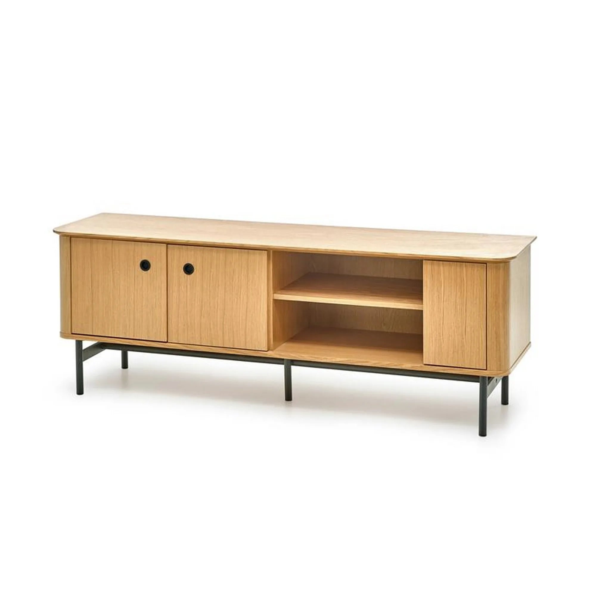 Comoda TV HOUSTON OCN-38155, stejar/negru