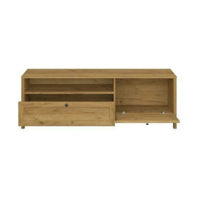 Comoda TV KLARK, PAL laminat/MDF, stejar auriu, 160×42×54 cm