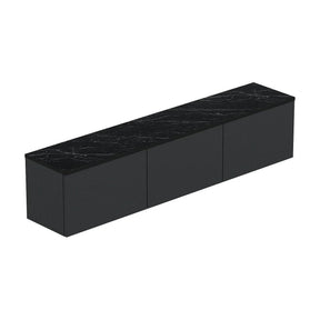 Comoda TV NEON ILLUMINATED, gri antracit, PAL melaminat, 160x32x35 cm