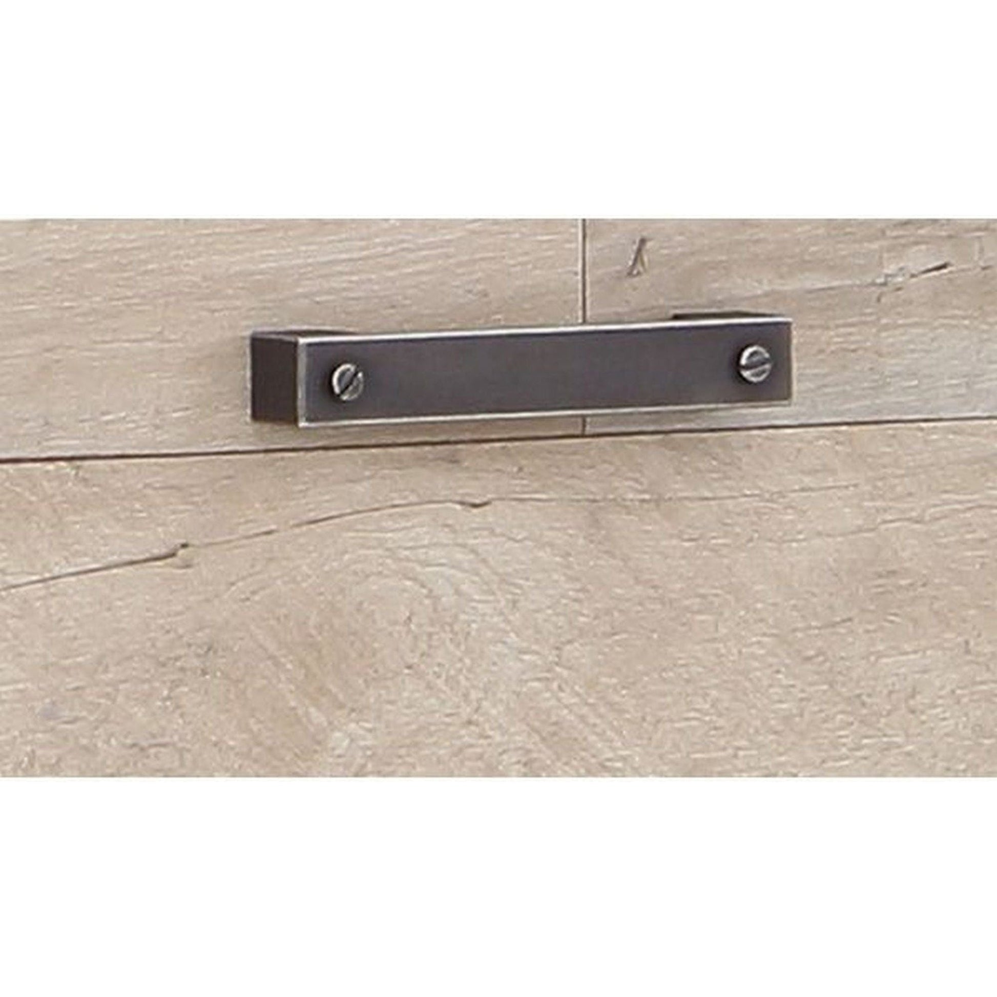 Comoda TV CLIF, stejar vintage/gri inchis, PAL, 161x42x64 cm