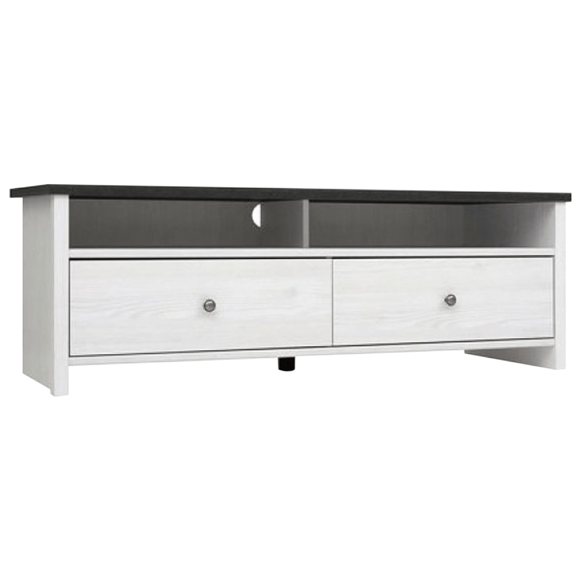 Comoda TV PORTO, alb, PAL, 159x45x44 cm