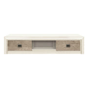 Comoda TV KOEN 2, pin canyon/stejar Karbel, PAL, 150x57x33 cm