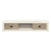 Comoda TV KOEN 2, pin canyon/stejar Karbel, PAL, 150x57x33 cm