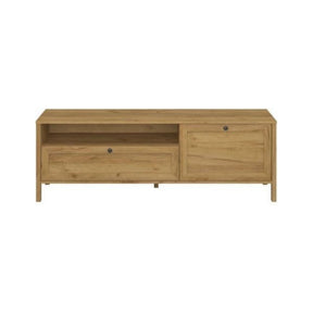Comoda TV KLARK, stejar auriu, PAL laminat, 160x42x54 cm