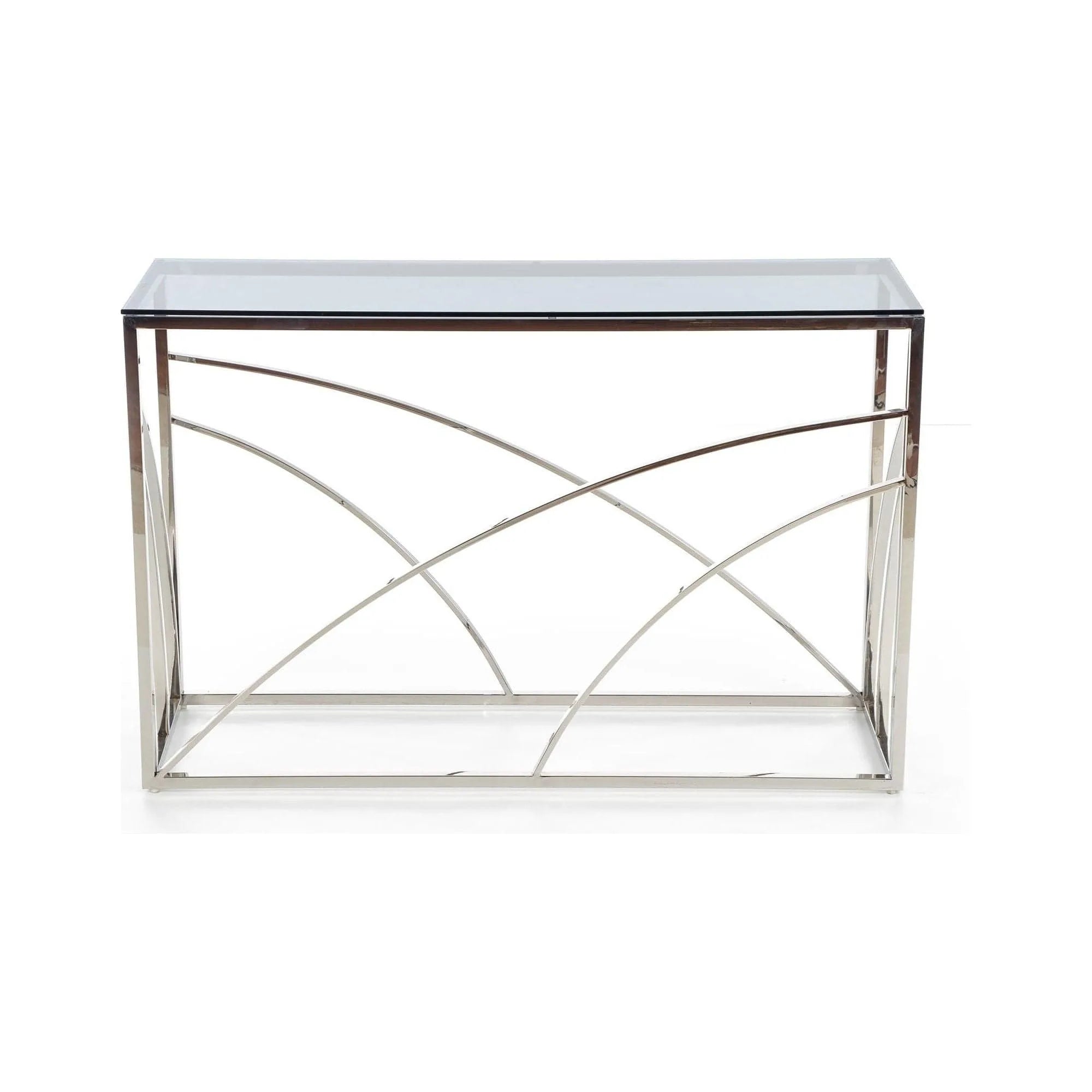 Consola HOUSTON OCN-37945, negru fumuriu/crom