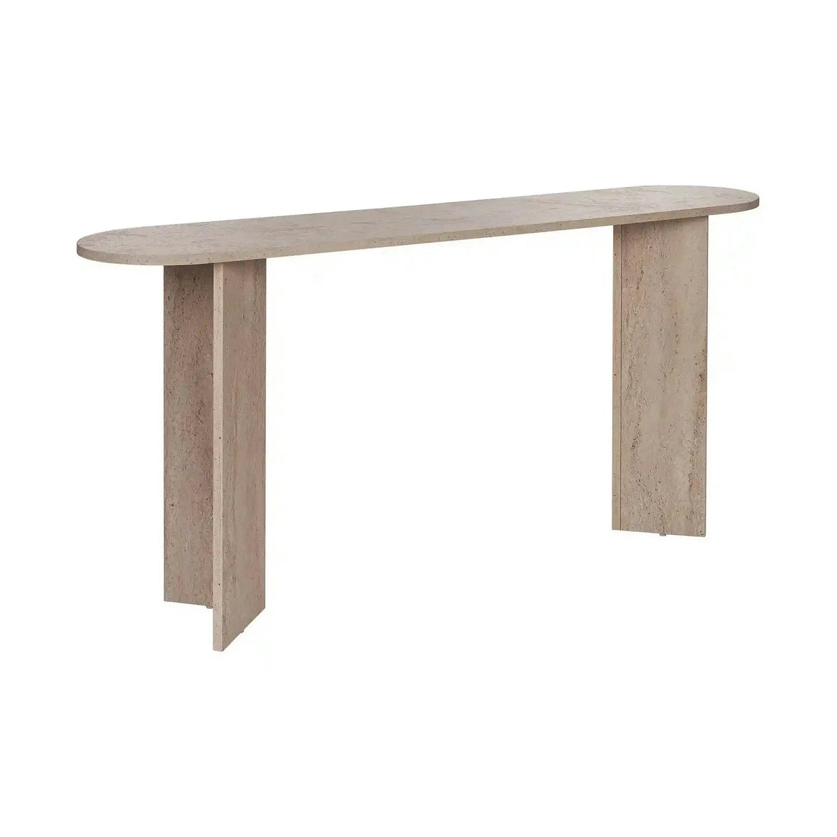 Consola SIRA, travertin, PAL, 150x35x75 cm