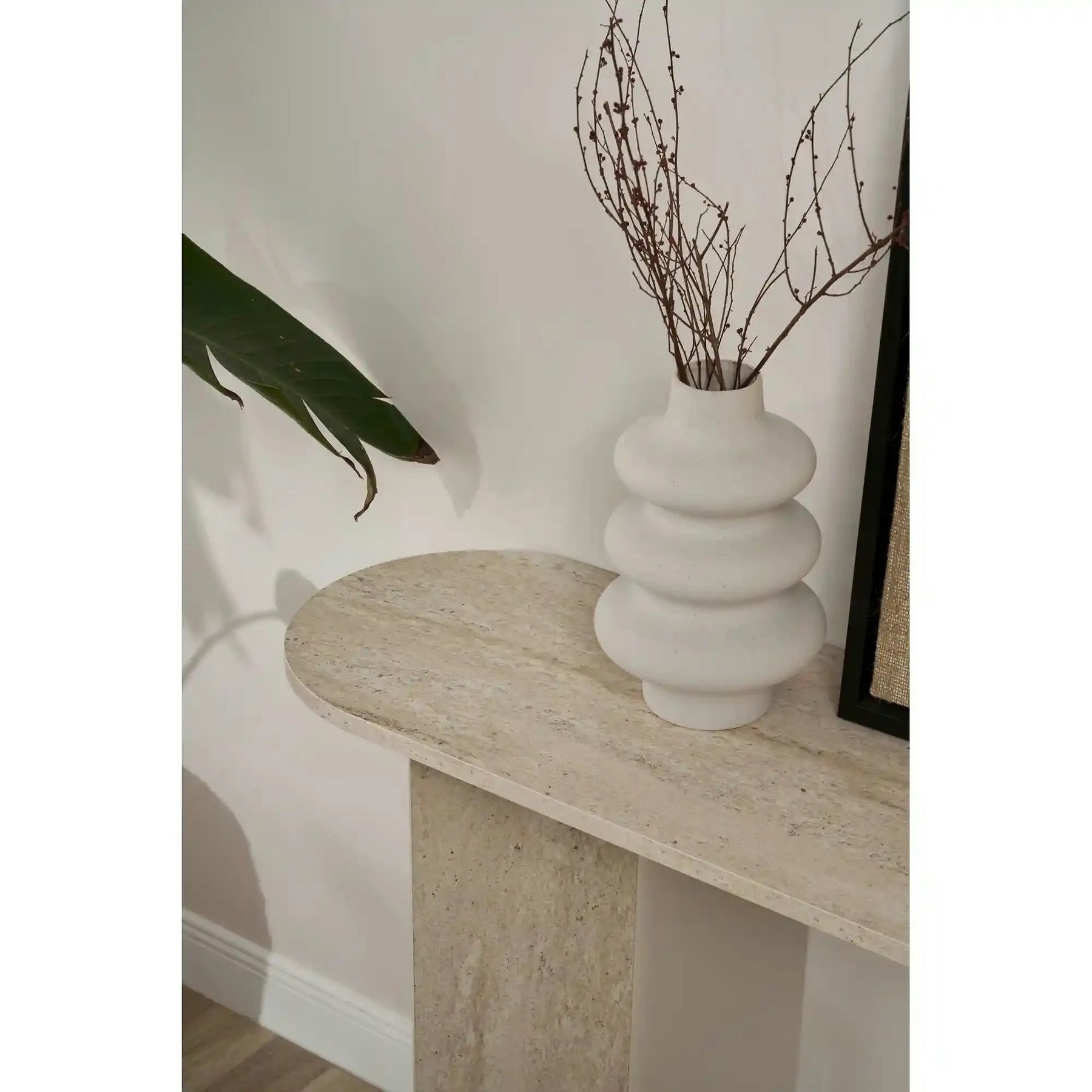 Consola SIRA, PAL, travertin, 150×35×75 cm
