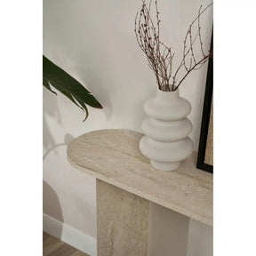 Consola SIRA, PAL, travertin, 150×35×75 cm